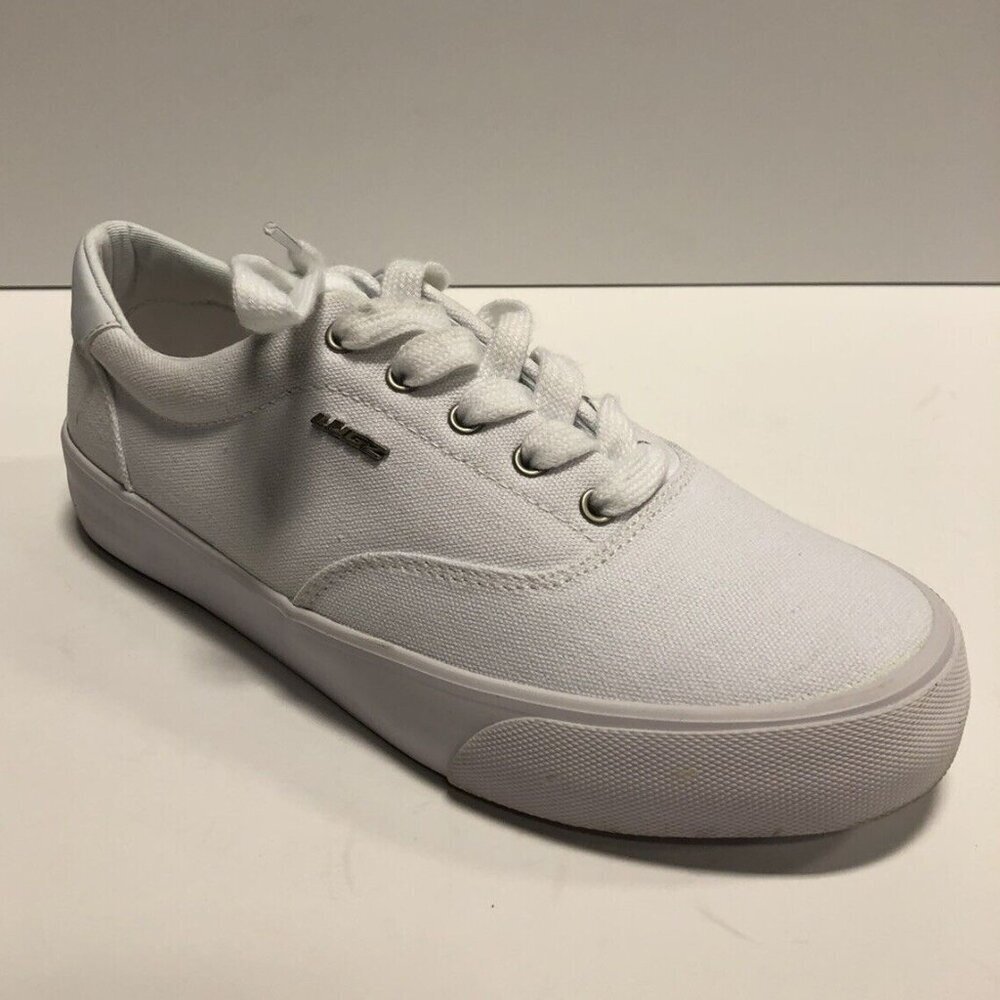 Lugz Men’s Flip Casual Sneakers White, Size 7.5 M